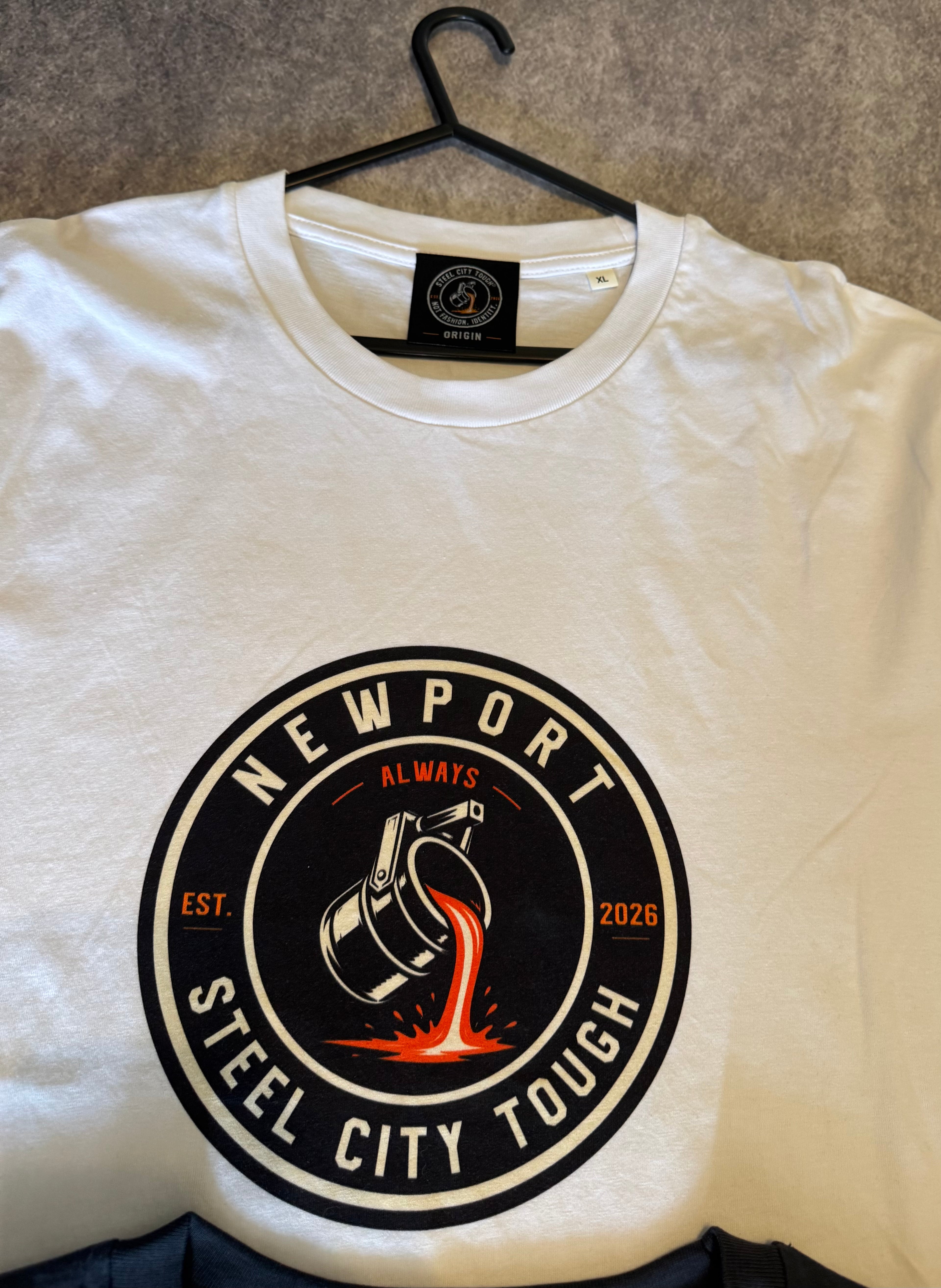 NEWPORT ORIGIN T-SHIRT PREMIUM 100% ORGANIC COTTON.