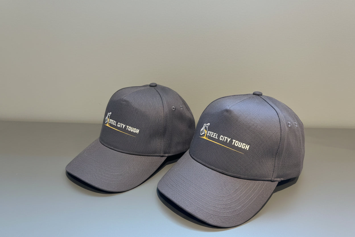 Steel city tough Founders Run. 2026 cap-graphite grey